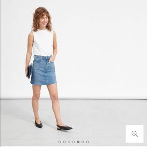 Everlane Denim Mini Skirt